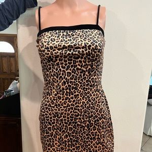 Leopard print dress